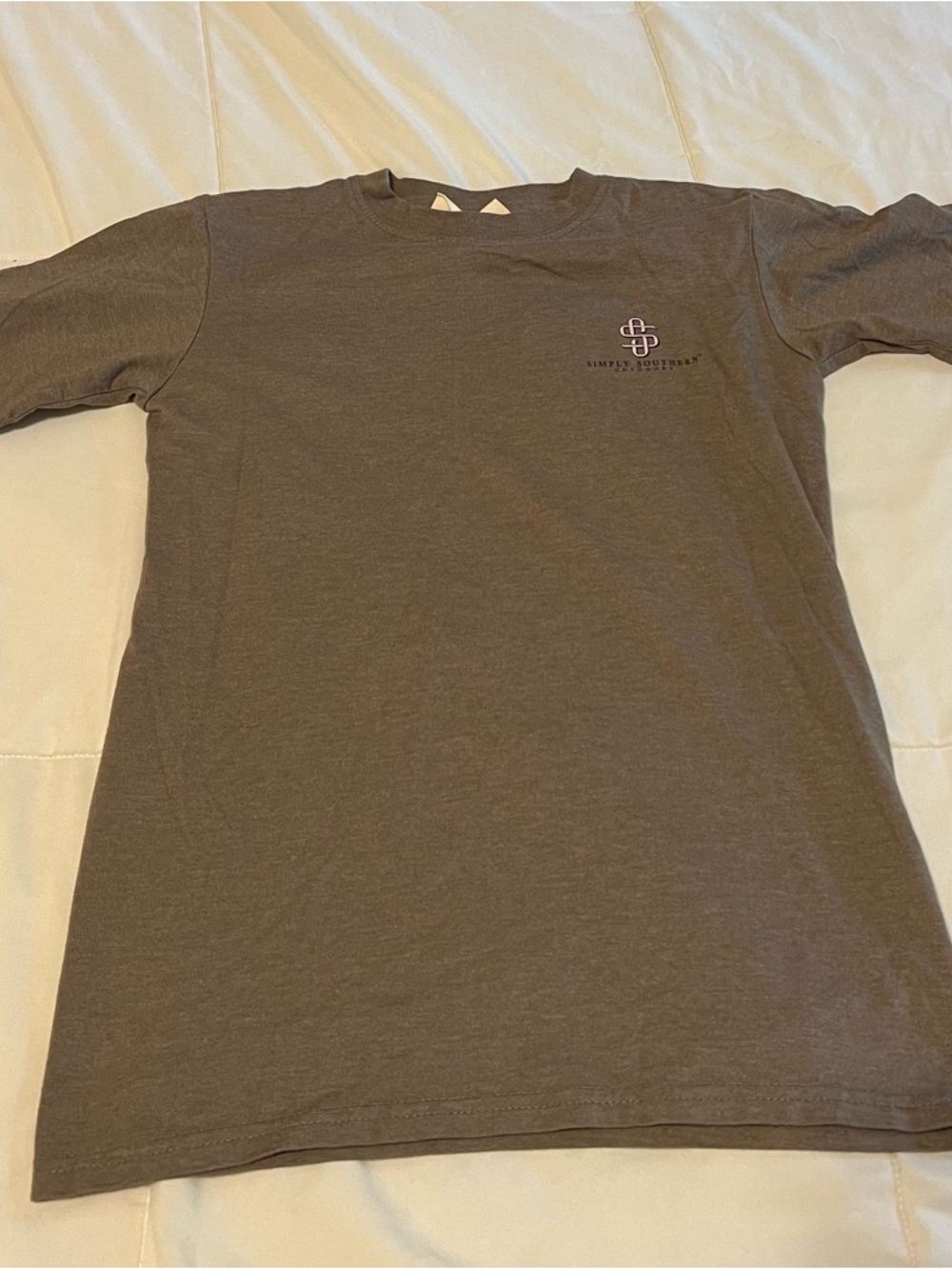Simply Southern Kid’s Short Sleeve Logo Tee - Brown